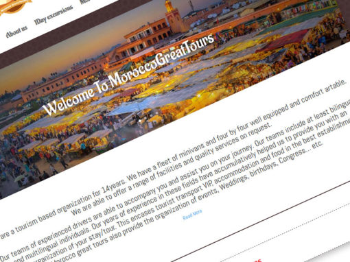 Morocco Great Tours | projet de site web