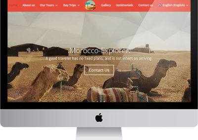 Morocco Explorer,  website project