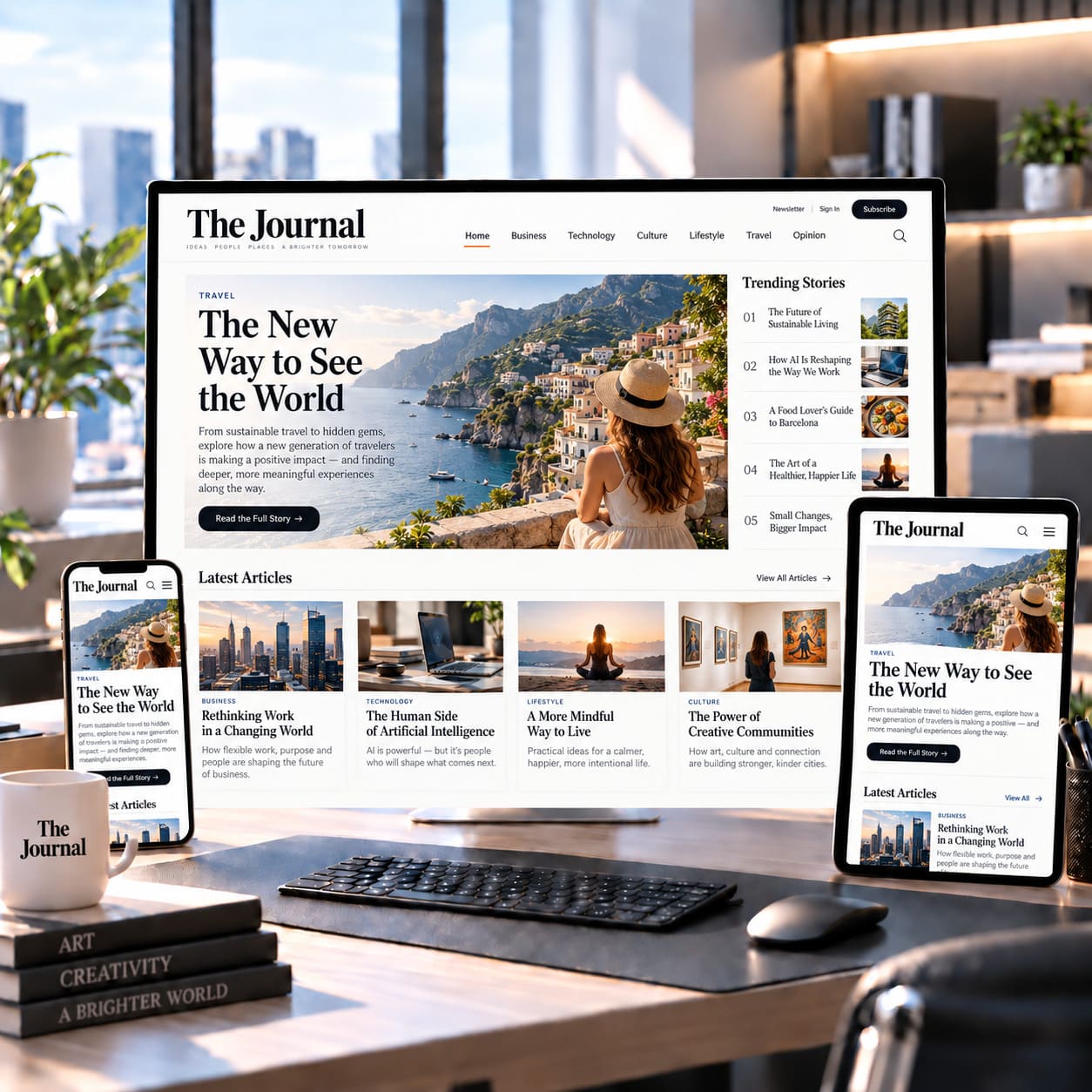 magazine blog website