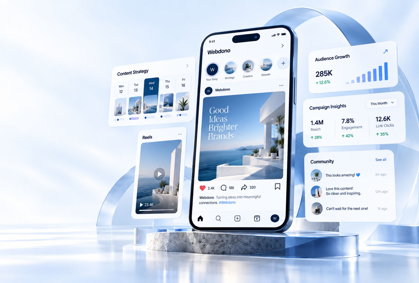 social media portfolio