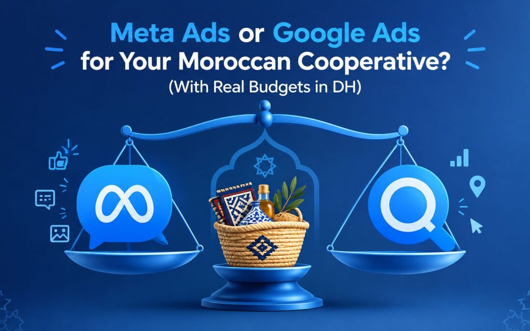 Meta Ads or Google Ads for Your Moroccan Cooperative? (With Real Budgets in DH)